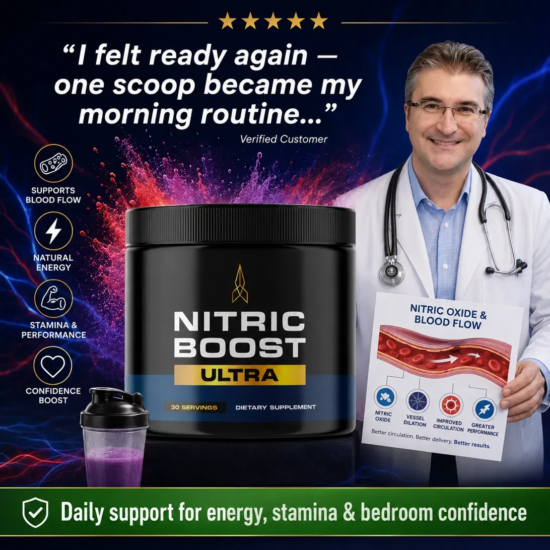 Nitric Boost Ultra™ — natural nitric oxide booster supplement for men 40+