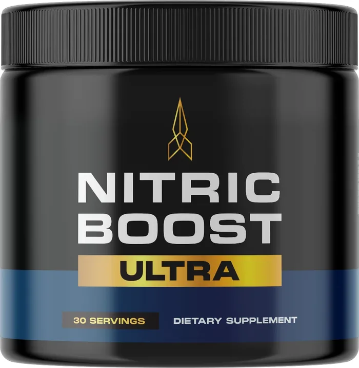 Nitric Boost Ultra™ single jar — 30-day natural men's health supplement for harder erections